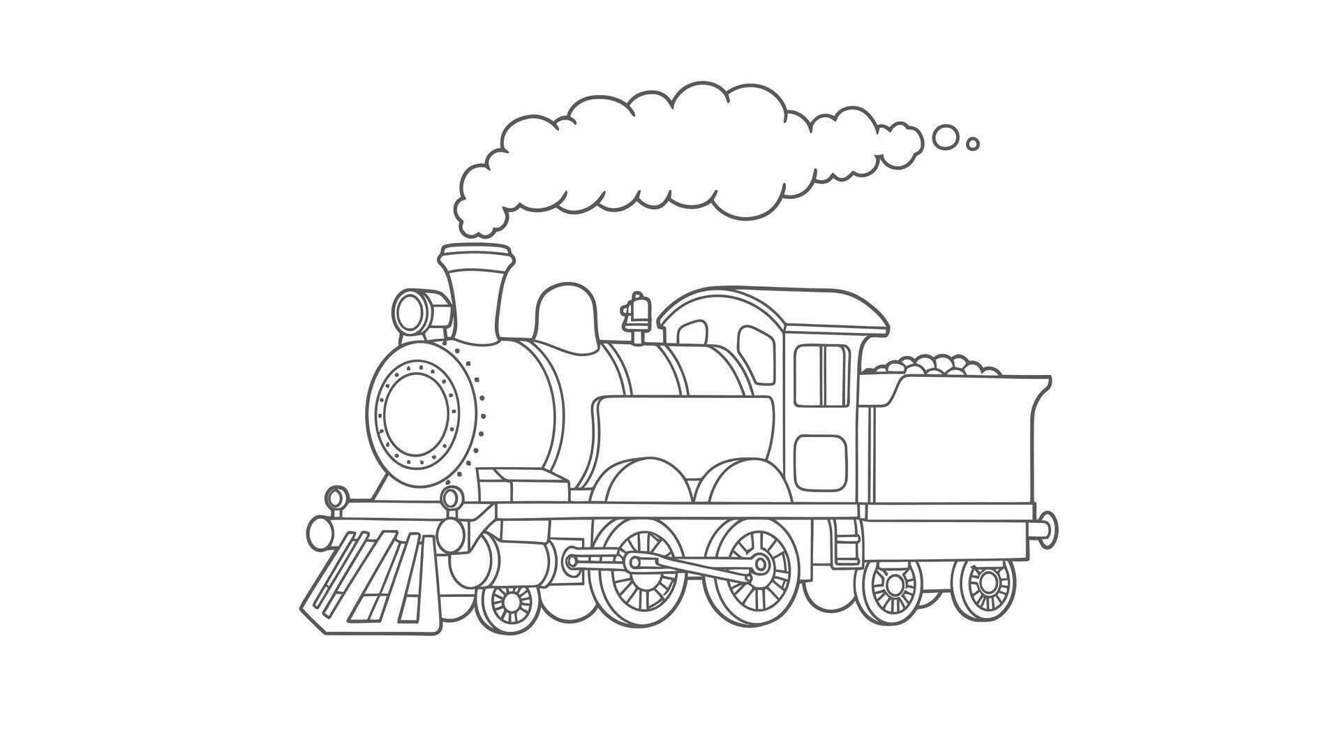 Zug Ausmalbilder 756