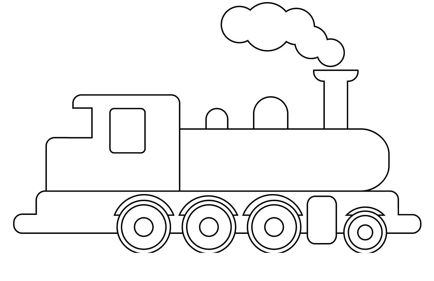 Zug Ausmalbilder 770