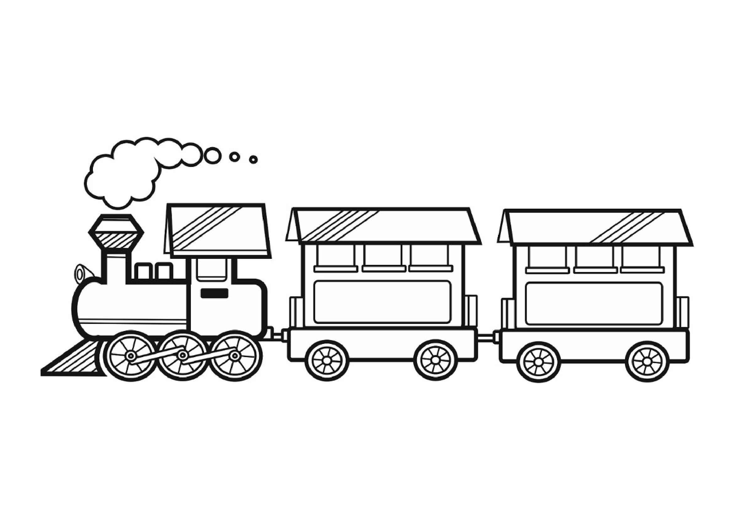 Zug Ausmalbilder 905